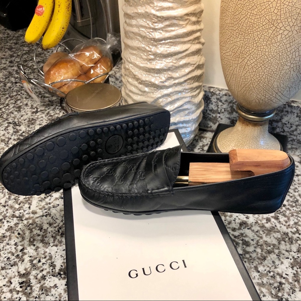 Men’s Black Gucci Loafers - Picture 5 of 7
